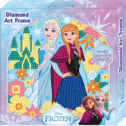 FROZEN สมุดระบายสีและเกมแสนสนุก Cool Day, Warm Hugs + กรอบรูปคริสตัล DIY
